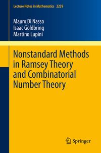 Produktbild: Nonstandard Methods in Ramsey Theory and Combinatorial Number Theory