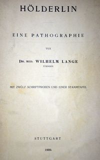 Produktbild: H&ouml;lderlin Eine Pathographie