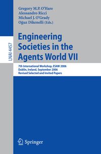 Produktbild: Engineering Societies in the Agents World VII