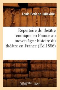 Produktbild: R&eacute;pertoire du th&eacute;&acirc;tre comique en France au moyen &acirc;ge