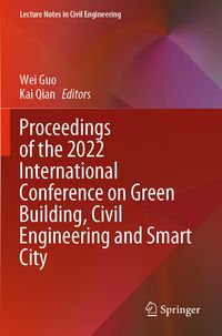 Produktbild: Proceedings of the 2022 International Conference on Green Building, Civil Engineering and Smart City