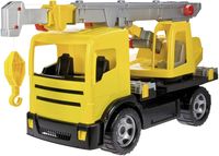 LENA® 02176EC - Giga Trucks, Kranwagen, gelb, L/B/H 70x25x38 cm 