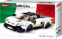 Bild vom Artikel Sluban M38-B0957 - Model Bricks, SportsCar, Italienischer Sportwagen, weiß, Bausatz, Klemmbausteine vom Autor 