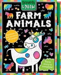 Produktbild: Scratch and Draw Farm Animals