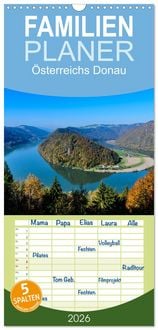 Produktbild: Familienplaner 2026 - &Ouml;sterreichs Donau mit 5 Spalten (Wandkalender, 21 x 45 cm) CALVENDO