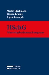 Produktbild: HSchG - HinweisgeberInnenschutzgesetz