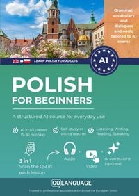 Produktbild: Learn Polish for beginners: A structured A1 course for everyday use