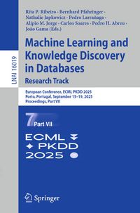 Produktbild: Machine Learning and Knowledge Discovery in Databases. Research Track