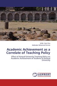 Produktbild: Academic Achievement as a Correlate of Teaching Policy
