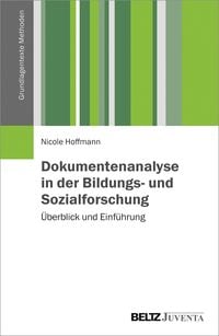 Produktbild: Dokumentenanalyse in der Bildungs- und Sozialforschung