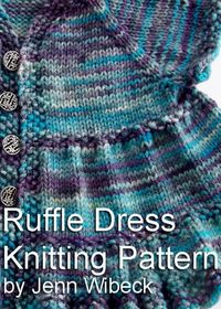 Produktbild: Ruffle Dress Baby Knitting Pattern