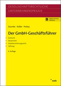 Produktbild: Der GmbH-Gesch&auml;ftsf&uuml;hrer