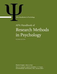 Produktbild: APA Handbook of Research Methods in Psychology