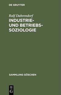 Produktbild: Industrie- und Betriebssoziologie