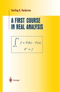 Produktbild: A First Course in Real Analysis
