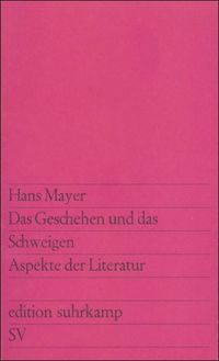 Produktbild: Das Geschehen und das Schweigen