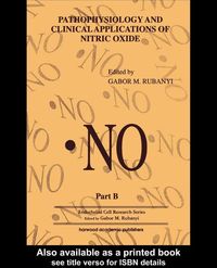 Produktbild: Pathophysiology and Clinical Applications of Nitric Oxide