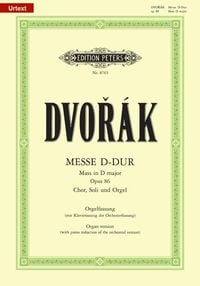 Bild vom Artikel Messe für 4 Solostimmen, gemischten Chor und Orgel vom Autor Antonin Dvorák