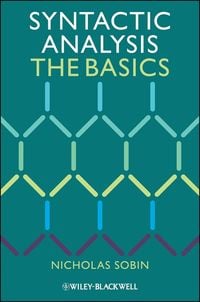 Produktbild: Syntactic Analysis