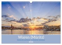 Produktbild: Zwischen See und Himmel - Waren (M&uuml;ritz) im Wandel der Jahreszeiten (Wandkalender 2026 DIN A3 quer), CALVENDO Monatskalender