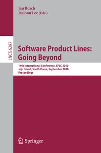 Produktbild: Software Product Lines: Going Beyond