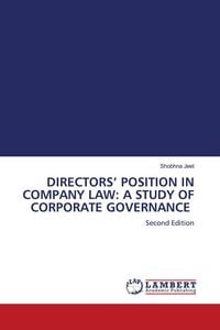Produktbild: DIRECTORS' POSITION IN COMPANY LAW: A STUDY OF CORPORATE GOVERNANCE