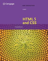 Produktbild: New Perspectives on HTML 5 and Css: Comprehensive