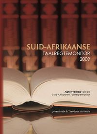 Produktbild: South African Language Rights Monitor 2009; Suid-Afrikaanse Taalregtemonitor 2009