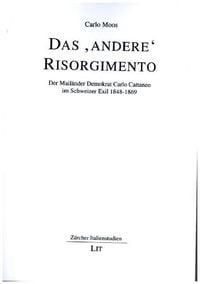 Produktbild: Moos, C: 'andere' Risorgimento