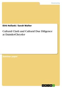 Produktbild: Cultural Clash and Cultural Due Diligence at DaimlerChrysler