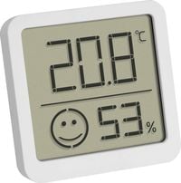 Produktbild: TFA Dostmann Solo Thermo-/Hygrometer Wei&szlig; 30.5053.02