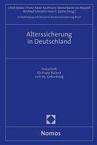 Bild vom Artikel Alterssicherung in Deutschland vom Autor Ulrich Becker