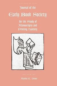 Produktbild: Journal of the Early Book Society Vol 10