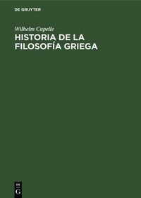 Produktbild: Historia de la filosof&iacute;a griega