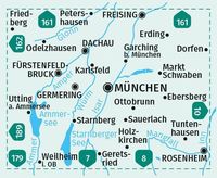 KOMPASS Wanderkarten-Set 184 München und Umgebung (2 Karten) 1:50.000
