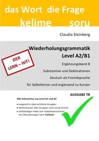 Produktbild: DaF - Wiederholungsgrammatik A2 / DaF - Wiederholungsgrammatik A2/B1 - Erg&auml;nzungsband B - Substantive und Deklinationen - Ausgabe TR