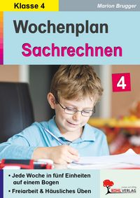 Produktbild: Wochenplan Sachrechnen / Klasse 4