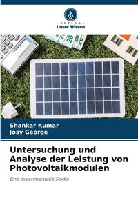 Produktbild: Untersuchung und Analyse der Leistung von Photovoltaikmodulen