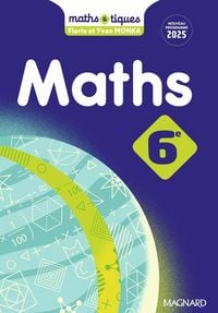 Produktbild: Maths tiques 6e manuel eleve