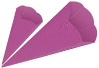 Bild vom Artikel URSUS Schultüten 3D-Schultüten, pink, Höhe: 68 cm, Durchmesser: 20 cm vom Autor 