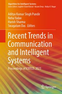 Produktbild: Recent Trends in Communication and Intelligent Systems
