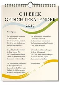 Produktbild: C.H. Beck Gedichtekalender