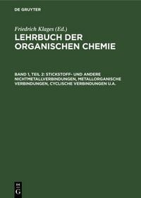 Produktbild: Stickstoff- und andere Nichtmetallverbindungen, metallorganische Verbindungen, cyclische Verbindungen u.a.