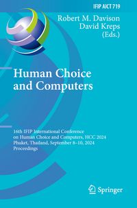 Produktbild: Human Choice and Computers