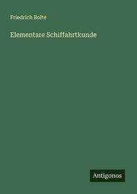 Produktbild: Elementare Schiffahrtkunde