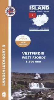 Produktbild: IRK 3 Vestfirdir / Westfjorde Regionalkarte