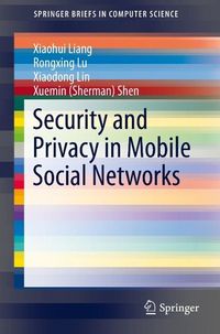 Produktbild: Security and Privacy in Mobile Social Networks