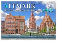 Produktbild: Altmark um 1900 - Orte zur Kaiserzeit in Farbe &ndash; kolorierte Fotografien (Tischkalender 2027 DIN A5 quer), CALVENDO Monatskalender
