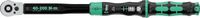 Produktbild: Wera Click-Torque Lock C 3 R/L 05075695001 Drehmomentschl&uuml;ssel mit Durchsteckvierkant 1/2" (12.5 mm) 200 - 40 Nm