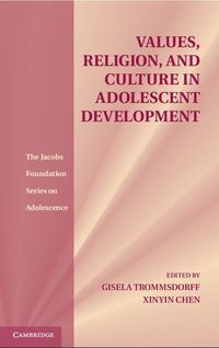 Produktbild: Values, Religion, and Culture in Adolescent Development